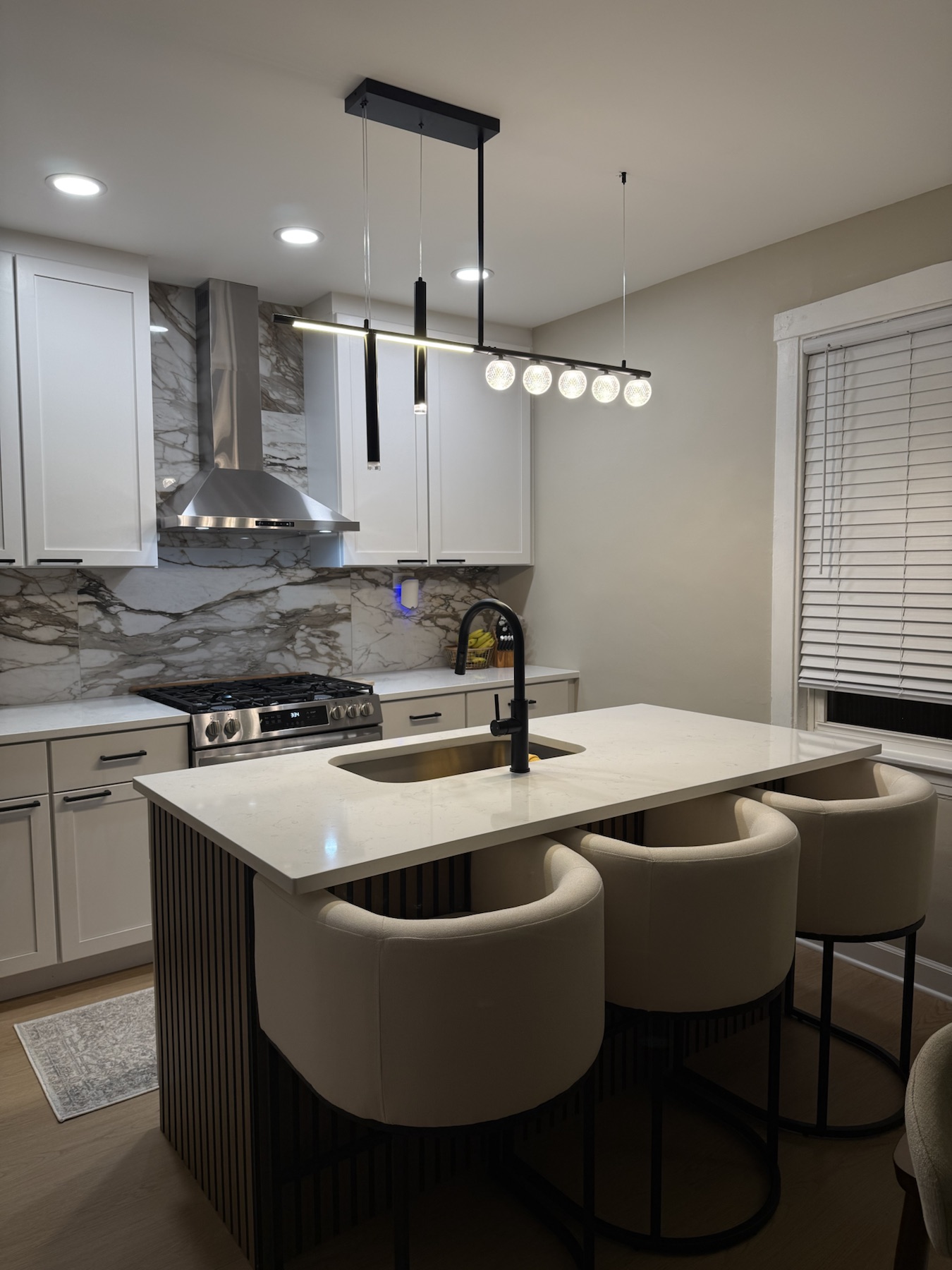 The centerpiece — Statement Island Kitchen by Alpha Handyworks