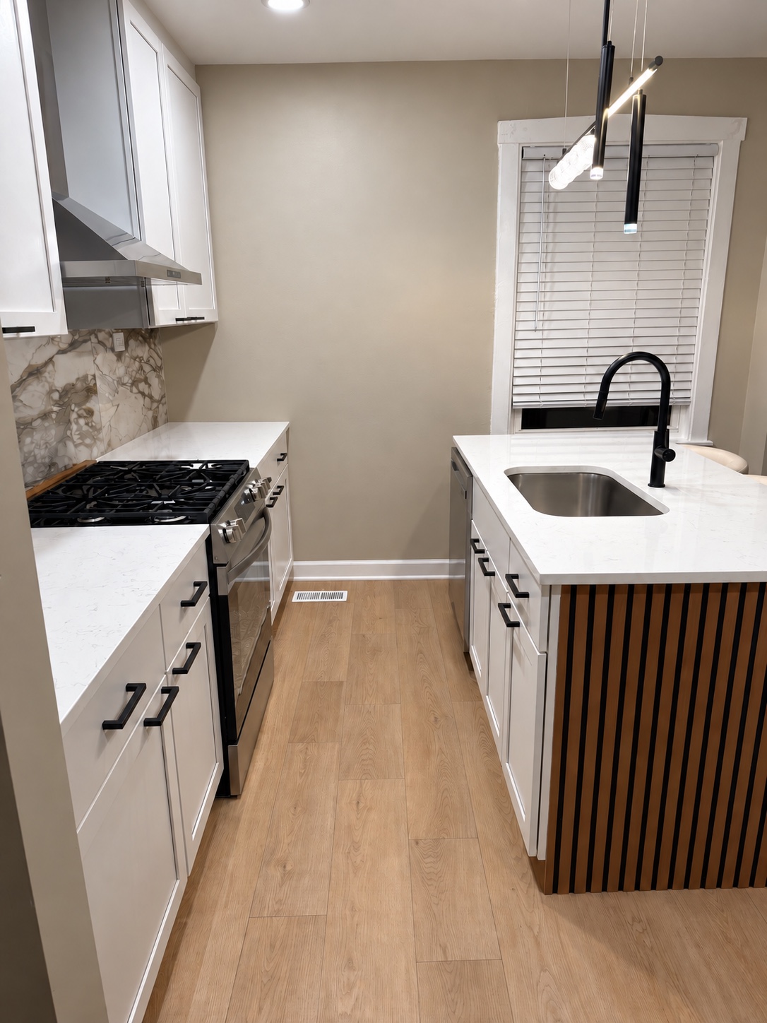 Built for gathering — Statement Island Kitchen by Alpha Handyworks